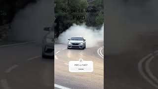 RWD vs FWD a never ending comparison bmw hyundai drifting cars carstunts [upl. by Liebman]