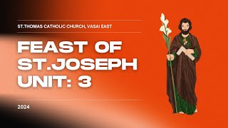 Feast of St Joseph  Unit 3  St Thomas Church Vasai East [upl. by Searcy]