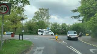 Chertsey Driving Test Centre Route [upl. by Neeruam]