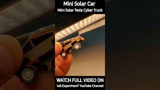 How To Make Mini Solar Tesla Car 🔥Top Speed 100X Faster shorts shortvideo adiexperiment [upl. by Aisac251]