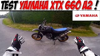 MotoVlog 38  TEST YAMAHA XTX 660  Permis A2  JE VALIDE [upl. by Bara]