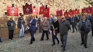 Sommariva del Bosco il corteo funebre per Giorgio Groppo [upl. by Avir838]