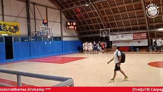 u18 Carpegna Prosciutto Basket Pesaro  CAB Stamura Ancona [upl. by Oralla]