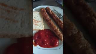 My Lunch 😋🙂from aldi discounterfrikandellen hot chilli semolina pudding cherry🍒😘2024 [upl. by Kramer50]