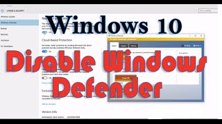 How to Disable Windows Defender in Windows 10  বন্ধ করুন উইন্ডোজ ডিফেনডার উইন্ডোজ ১০ এ [upl. by Nesyaj]