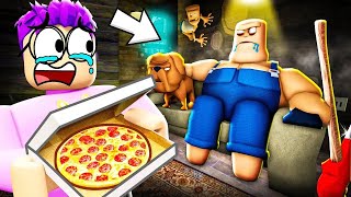 Can We Escape ROBLOX LAST ORDER EVIL PIZZA MAN ATTACKED US [upl. by Stuart]