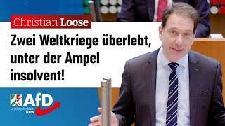 Zwei Weltkriege überlebt unter der Ampel insolvent – Christian Loose AfD [upl. by Anatolio]