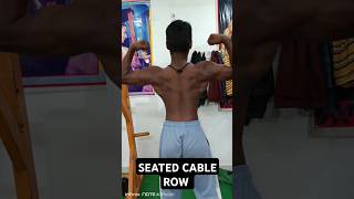 SEATED CABLE ROW💪✅shorts fitness trending [upl. by Healion850]