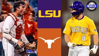 1 LSU vs Texas Highlights Great Game  2023 College Baseball Highlights [upl. by Dulcie852]