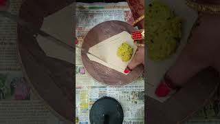 New samosa design folding short video youtube [upl. by Epuladaugairam]