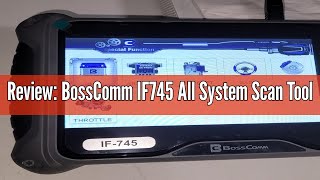 Review BossComm IF745 All System Scan Tool [upl. by June107]