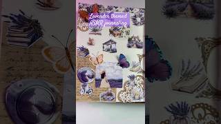 Lavender LushASMR video asmr asmrsounds scrapbooking journaling relax lavender [upl. by Delphina]