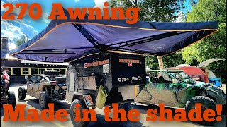 openroad4wdcom 270 AWNING We had it made in the shade on the 2600 mile UTV overland trip [upl. by Laekim]