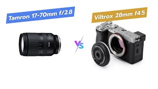 📸 Tamron 1770mm vs VILTROX 28mm Lens Comparison 🔍 [upl. by Parfitt513]