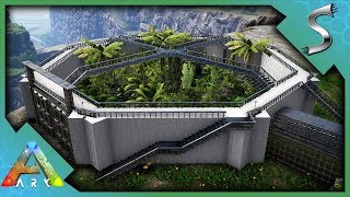 BUILDING THE RAPTOR OCTAGON PADDOCK FROM JURASSIC WORLD  Ark Jurassic Park E14 [upl. by Dehnel]