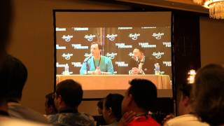 Transformers G1 Buster Jones Blaster amp Dan Gilvazen Bumblebee Panel at Botcon 2012 [upl. by Oidgime]