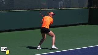 Elena Dementieva warming up in slow motion HD Indian Wells Pt 06 [upl. by Cesaria]