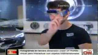 Con estos lentes podrás manipular hologramas en 3D [upl. by Enicnarf375]