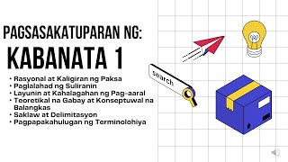 PANANALIKSIK KABANATA 1 [upl. by Berkman]