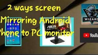 2 ways Screen mirroring Android Phones Non MHL support to PC HDMI display [upl. by Thomasine260]