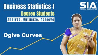 Ogive Curves siapublishers education businessstatistics ogive curves [upl. by Borchers]