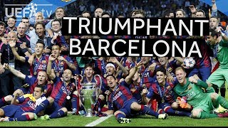 Highlights Barcelona win the 2015 UEFA Champions League in Berlin [upl. by Devonne]