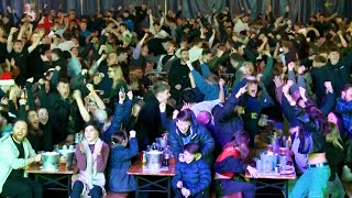 England fans in Liverpool Fanzone go WILD as 30 win over Senegal sets up QuarterFinal France clash [upl. by Marcel]