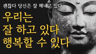 할 수 있다  우리는 잘 하고 있다  우리는 행복할 수 있다  석가모니 명언  불교 가르침  부처님  붓다  달라이라마  삶의 지혜  인생 조언  철학 오디오북 [upl. by Drona]