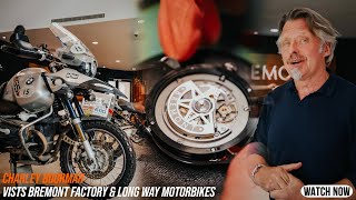 CHARLEY BOORMAN VISTS BREMONT FACTORY amp LONG WAY MOTORBIKES [upl. by Sanoj]