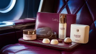 QATAR AIRWAYS A350 900 BUSINESS CLASS  4K [upl. by Henni]