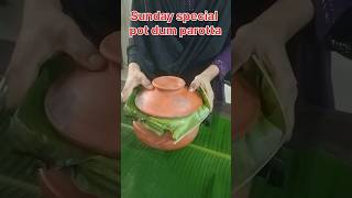 Pot dum parotta Sunday special 😋🤤shorts shortsfeed ytshortsfamilycomedy 🙏 [upl. by Laeynad]