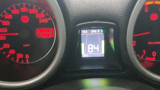 Alfa 156 display speed rpm temp bar boost gear info all warning lights test esp32 18quot [upl. by Verbenia597]