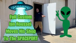 Full Custom Ian Roussel Gives You A Tour Of His NEW SHOP And ICONIC Location 👽👽 [upl. by Llireva]