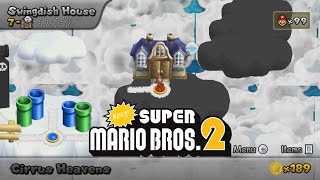 Newer Super Mario Bros2 33 Walkthrough 100 [upl. by Aihcats164]