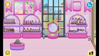 toca boca makeup store reveal [upl. by Allit370]