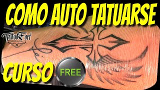 PASO A PASO APRENDE COMO AUTOTATUARTE con Tattoo Fort [upl. by Enelyt]