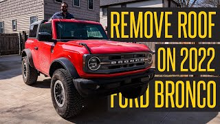 HowTo Bronco Hardtop Removal [upl. by Kryska]