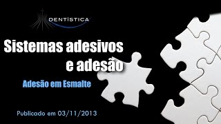 Sistemas Adesivos e Adesão  Adesão ao Esmalte [upl. by Brand]