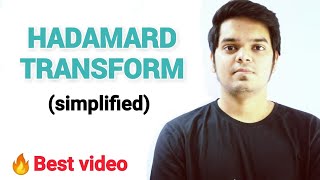 HADAMARD transform in digital image processing [upl. by Unam]