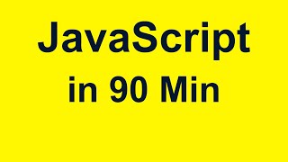 JavaScript Tutorial für Anfänger Lerne JavaScript in 90 Minuten deutsch [upl. by Oirelav]