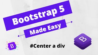 The easiest way to center Div using Bootstrap Flex HTML amp CSS [upl. by Storer558]