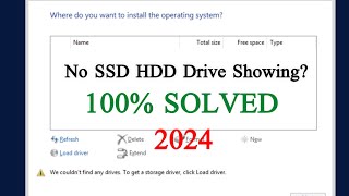 How to fix We couldn’t find any drives to get a storage driver click load driver [upl. by Anaeirb]