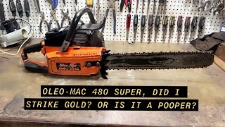 Fixing an OleoMac 480 super chainsaw [upl. by Ellemac311]