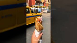 Kolkatas Famous Chicken Kathi Roll 😍😋 shorts food rolls [upl. by Ymereg590]