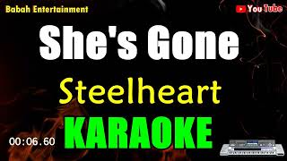 karaoke shes gone  Steelheart  KARAOKE [upl. by Anivahs]