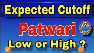 JKSSB PATWARI EXAM CUT OFF [upl. by Wicks]