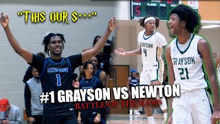 quotTHIS OUR Squot BIGEST RIVALRY IN GA NEEDS OVERTIME 1 GRAYSON VS 8 NEWTON [upl. by Aicilif]