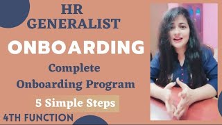 HR Generalist  Onboarding Onboarding Program Onboarding Process onboarding HR readytogetupdate [upl. by Ellehcer]