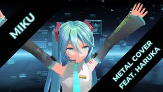 MIKU  BY ANAMANAGUCHI  METAL COVER FEAT SAKURA  MMD MUSIC VIDEO [upl. by Ardna185]