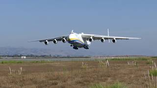 AN225 Landing Oakland Intl Airport [upl. by Amliw]